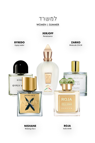 מארז דיסקברי משרד לקיץ לאישה “Summer Whisper” | רעננות שקטה. נוכחות אלגנטית