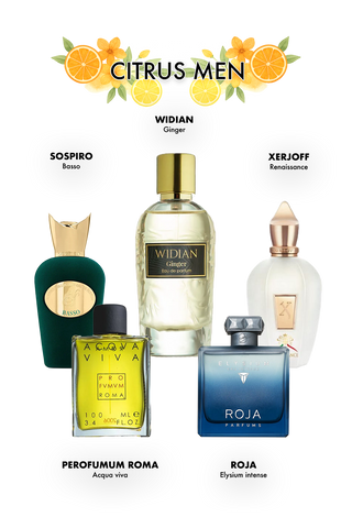 משפחת ניחוחות הדריים “Citrus Rush” סט לגבר | התפרצות אנרגיה שמדליקה את החושים