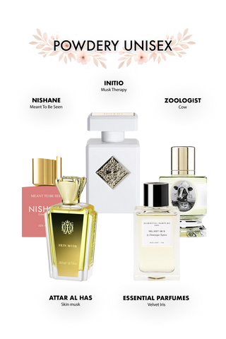 משפחת ניחוחות פודרתיים “Powder Veil” סט יוניסקס | רכות שמלטפת את העור והזיכרון